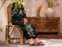 Black Cambric 2Pc Stitched - ALP-2PS-LKS-1706B