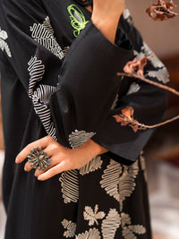 Black Cambric 2Pc Stitched - ALP-2PS-LKS-1706B