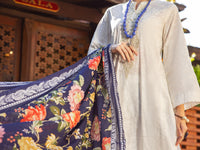 White Lawn 3Pc Unstitched - ALP-3PS-1716