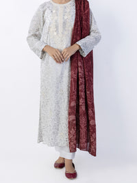 Silver Lawn 3Pc Stitched - ALP-3PS-1718