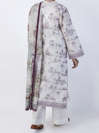 Ivory Lawn 3Pc Stitched - ALP-3PS-1722