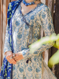 White Lawn 3Pc Unstitched - ALP-3PS-1723