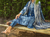 Blue Lawn 3Pc Unstitched - ALP-3PS-1724