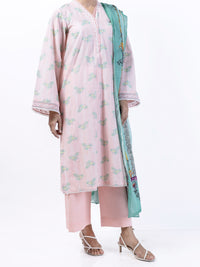 Pink Lawn 3Pc Unstitched - ALP-3PS-1725