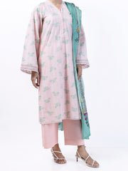 Pink Lawn 3 Piece Stitched - ALP-3PS-1725