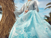 Sky Blue Dyed Lawn 3Pc Unstitched - ALP-3PS-1728
