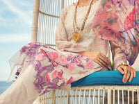 Light Grey Dyed Lawn 3 Piece Unstitched - ALP-3PS-1729