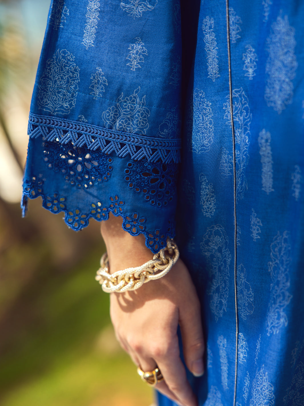 Blue Lawn 3Pc Unstitched - ALP-3PS-1733
