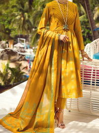 Mustard Lawn 3Pc Unstitched - ALP-3PS-1735