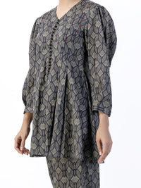 Charcoal Lawn 2Pc Unstitched - ALP-2PS-1736