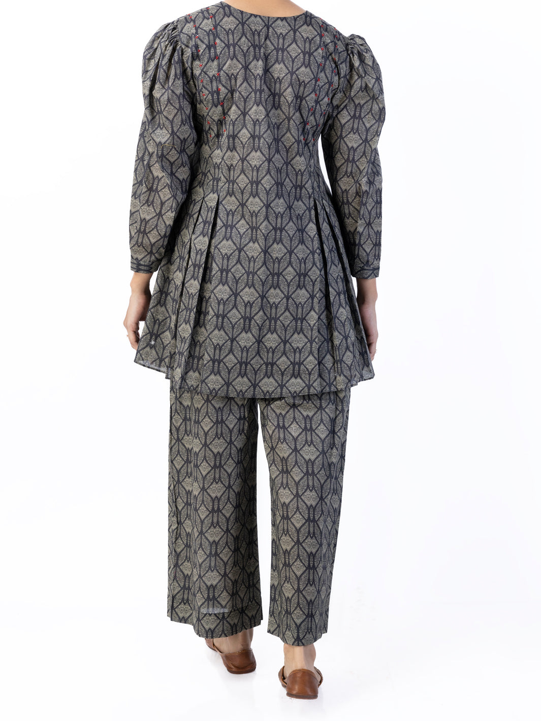 Charcoal Lawn 2 Piece Unstitched - ALP-2PS-1736 - Almirah Online