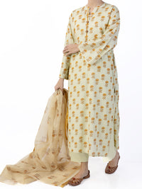Cream Lawn 2Pc Unstitched - ALP-2PS-1747
