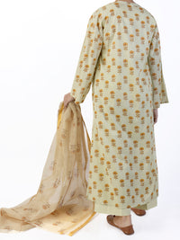 Cream Lawn 2Pc Unstitched - ALP-2PS-1747