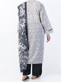 Black & White Lawn 3Pc Stitched - ALP-3PS-1752