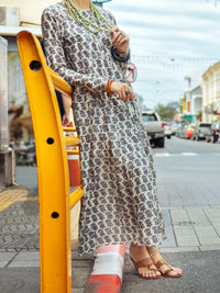 Beige Cambric Tunic - ALP-LK-1758