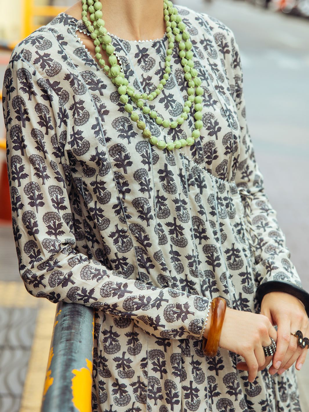 Beige Cambric Tunic - ALP-LK-1758