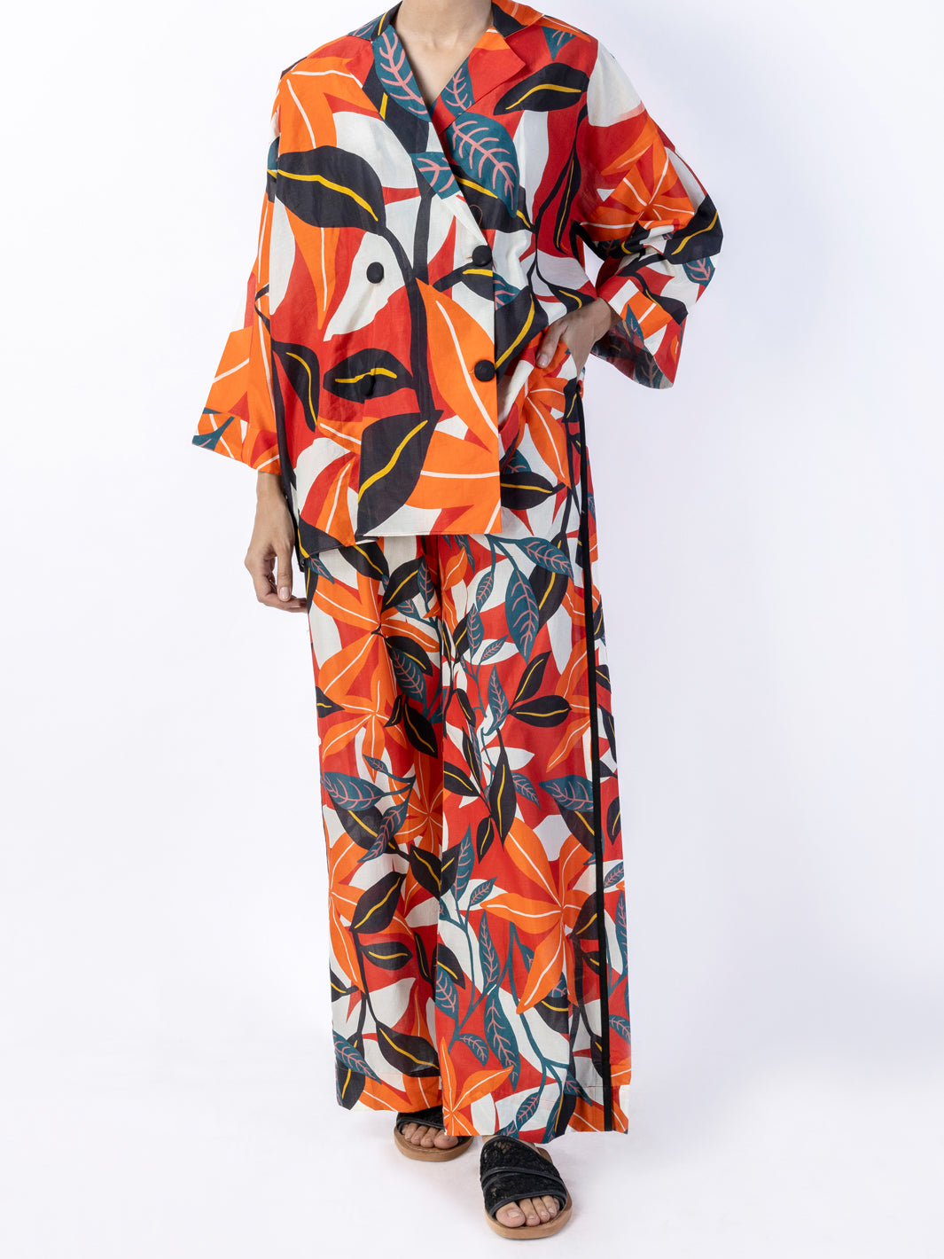 Orange Lawn 2 Piece Stitched - ALP-2PS-LKS-1790 - Almirah Online