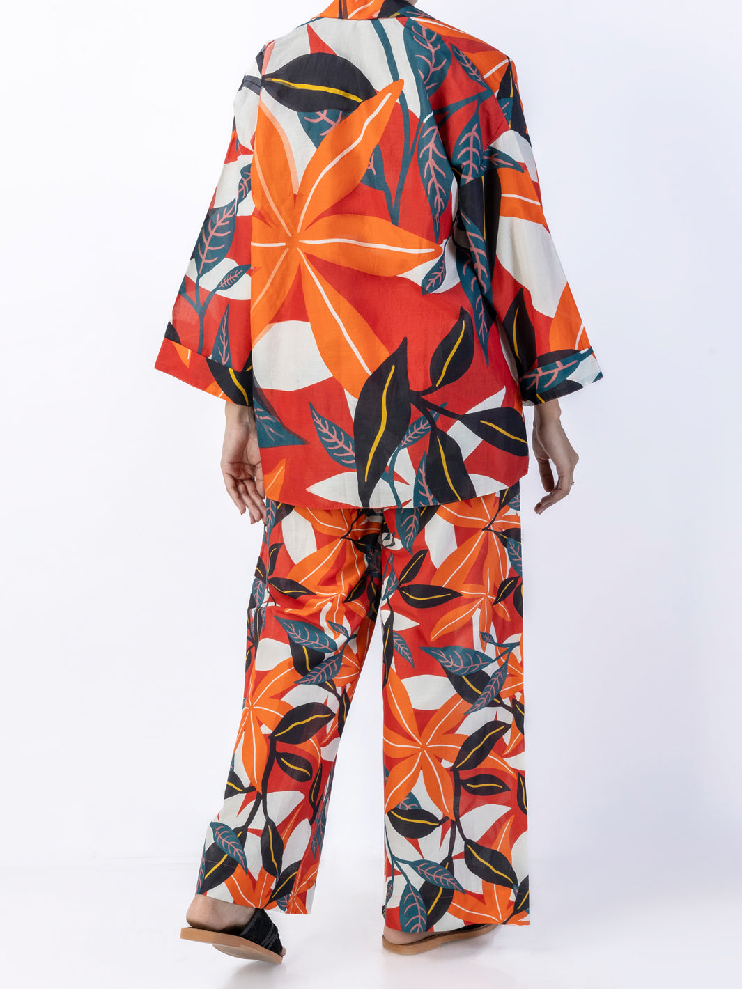 Orange Lawn 2 Piece Unstitched - ALP-2PS-1790 - Almirah Online