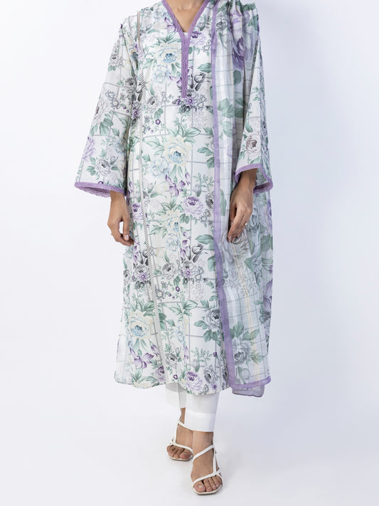 Light Green Lawn 2 Piece Unstitched - ALP-2PS-1792 - Almirah Online