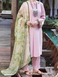 Light Pink Dobby Tunic - ALP-LK-1830