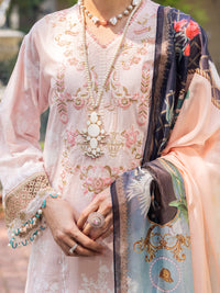 Light Pink Jacquard 3Pc Unstitched - ALP-3PS-1863