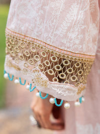 Light Pink Jacquard 3Pc Unstitched - ALP-3PS-1863