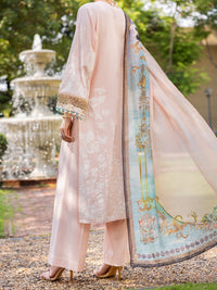 Light Pink Jacquard 3Pc Unstitched - ALP-3PS-1863