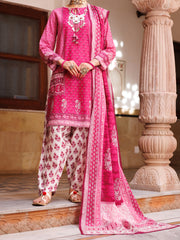 Pink Lawn 3 Piece Stitched - ALP-3PS-1893