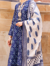 Blue Lawn 3Pc Unstitched - ALP-3PS-1894