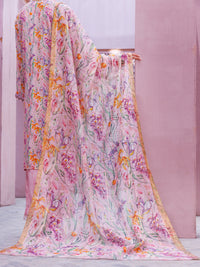 Pink Maple Silk 3 Piece Unstitched - ALP-3PS-1909