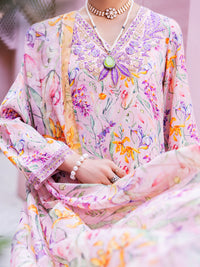Pink Maple Silk 3 Piece Unstitched - ALP-3PS-1909