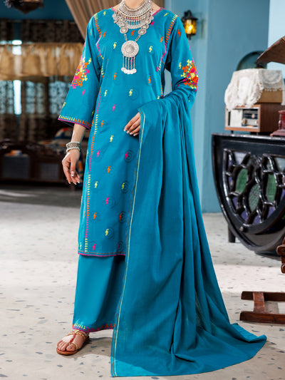 Sea Green Jacquard 3 Piece Unstitched - ALP-3PS-1926 - Almirah Online