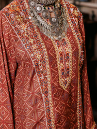 Brown Poly-Lawn 3Pc Stitched - ALP-3PS-1959B