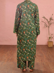 Dark Green Cambric 2 Piece Stitched - ALP-2PS-LKS-1966