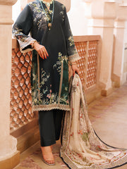 Olive Lawn 3 Piece Unstitched - ALP-3PS-1978 - Almirah Online