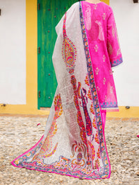 Pink Lawn 3Pc Stitched - ALP-3PS-2000