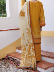 Mustard Lawn 3 Piece Stitched - ALP-3PS-2001