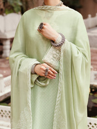 Light Green Cotton Dobby 3Pc Stitched - ALP-3PS-2049