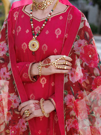 Pink Viscose Jacquard 3Pc Stitched - ALP-3PS-2065