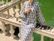 Blue Lawn 2 Piece Stitched - ALP-2PS-SLKS-2074