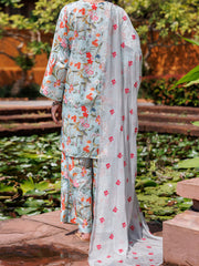 Multicolor Lawn 3 Piece Stitched - ALP-3PS-2102