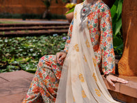 Multicolor Lawn 3Pc Stitched - ALP-3PS-2103