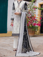 Black & White Lawn 2 Piece Unstitched - ALP-2PS-2105