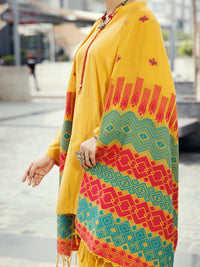 Mustard Yarn Dyed 3Pc Unstitched - ALP-3PS-2158