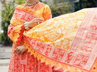Orange Cambric 3Pc Unstitched - ALP-3PS-2210