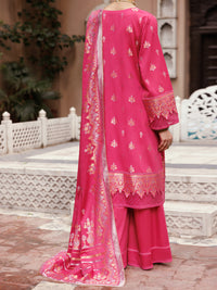 Fuchsia Viscose Jacquard 3Pc Unstitched - ALP-3PS-2228