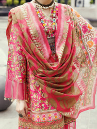 Fuchsia Cambric 2Pc Unstitched - ALP-2PS-SLKD-UN-2264