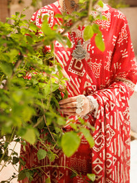 Red Lawn 3Pc Unstitched - ALP-3PS-2280
