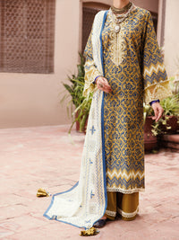 Green Lawn 3Pc Unstitched - ALP-3PS-2281
