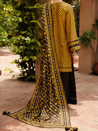 Orange Lawn 3Pc Unstitched - ALP-3PS-2282